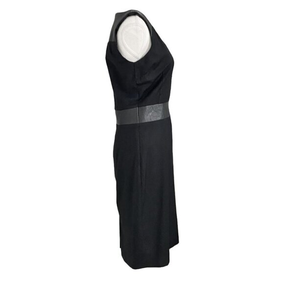 Elegant Black Midi Dress - Picture 2 of 9